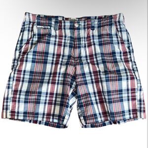 LL Bean Vintage Men’s plaid size 36 100% cotton golf shorts